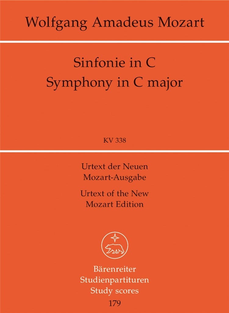 Sinfonie No. 34 C major KV 338